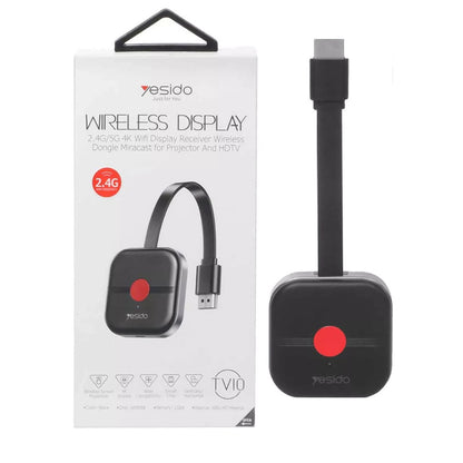 Адаптер Wireless Multimedia Yesido TV10, Черен