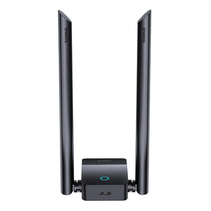 Безжичен адаптер Baseus FastJoy, двулентов, Wi-Fi 6, 1300Mbps, черен B01317600111-05 