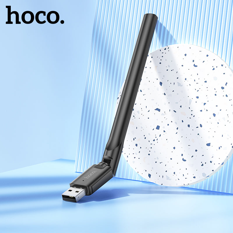 Безжичен адаптер HOCO HI32, 150Mbps, черен 