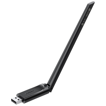 Адаптер Wireless UGREEN AX900 (75109), Dual Band, Wi-Fi 6, 600Mbps, Черен