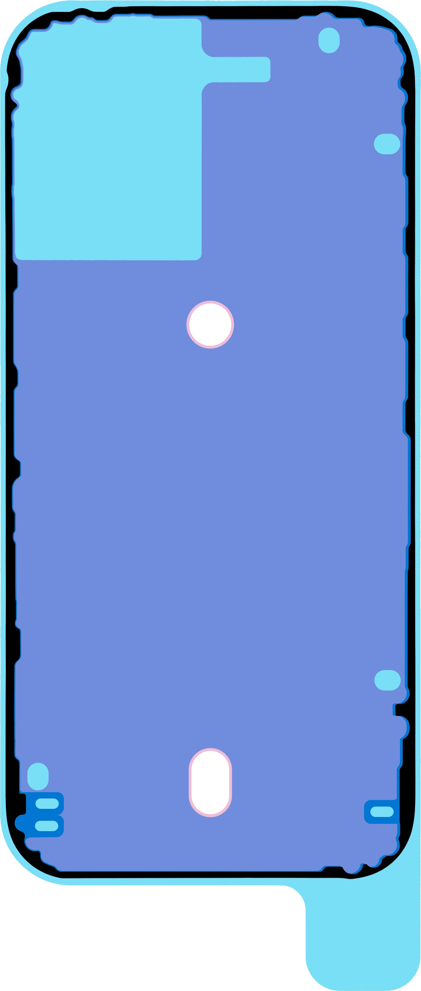 Лепило за батерия на Apple iPhone 17, Service Pack 923-12868