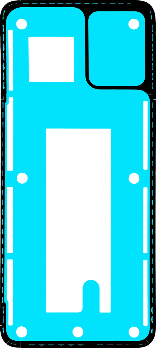 Лепило за заден капак на батерия Motorola Moto E13, Service Pack 5D78C23203