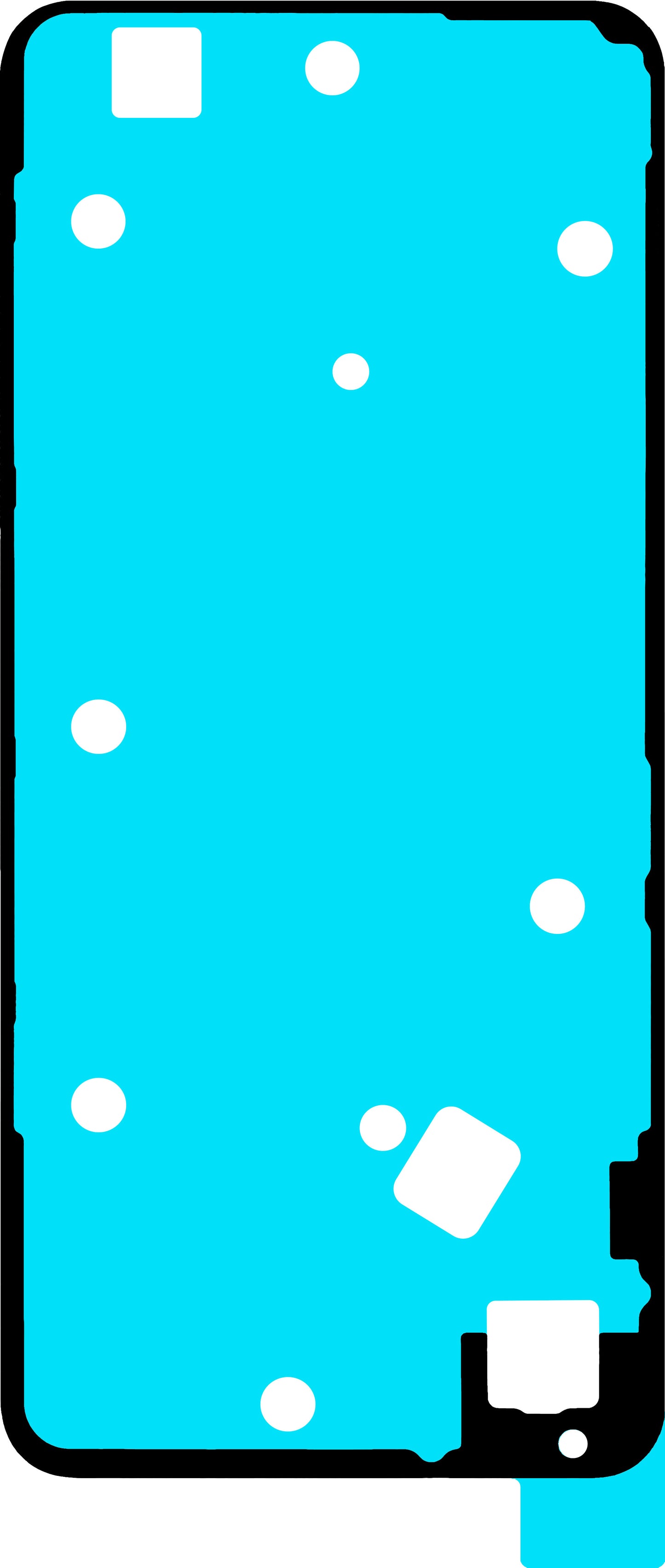 Лепило за заден капак на батерия Realme C71, Service Pack 612717000735