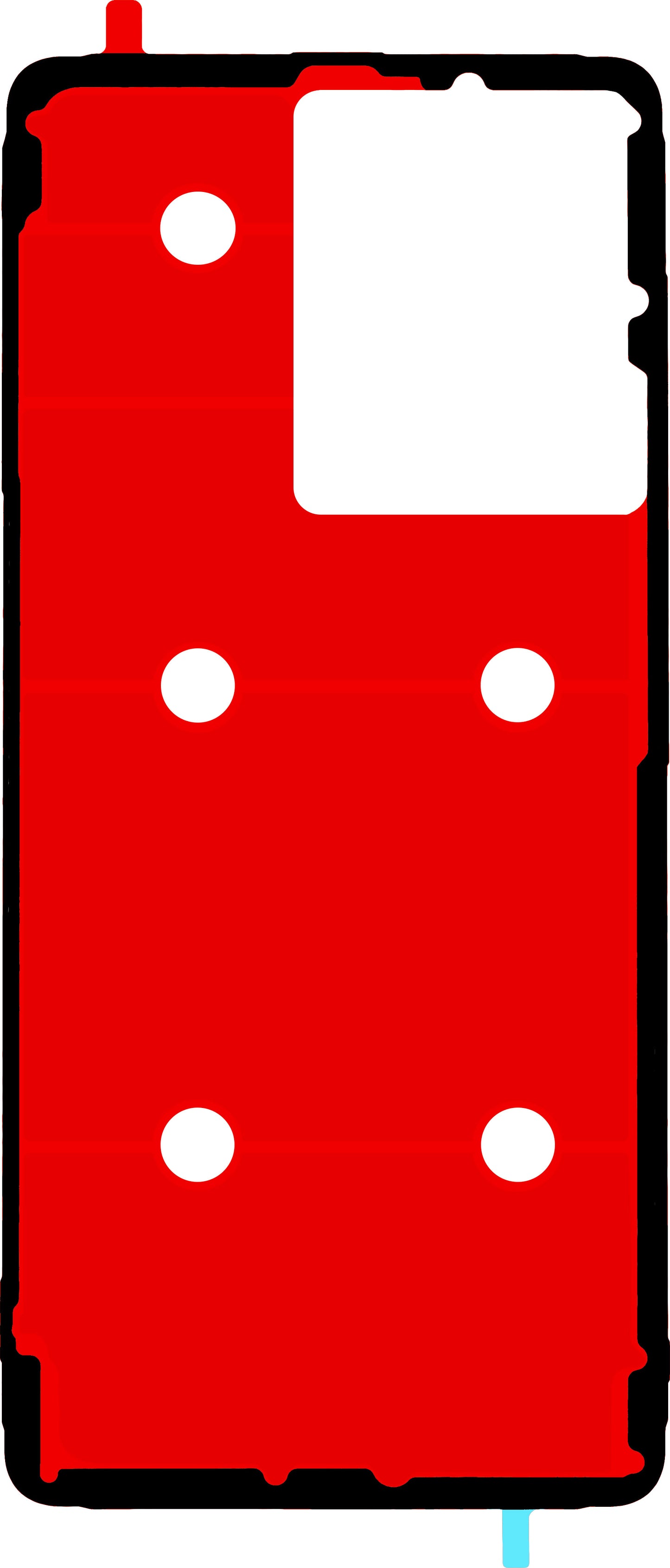 Лепило за заден капак на батерия Realme GT 7T, Service Pack 612717000521