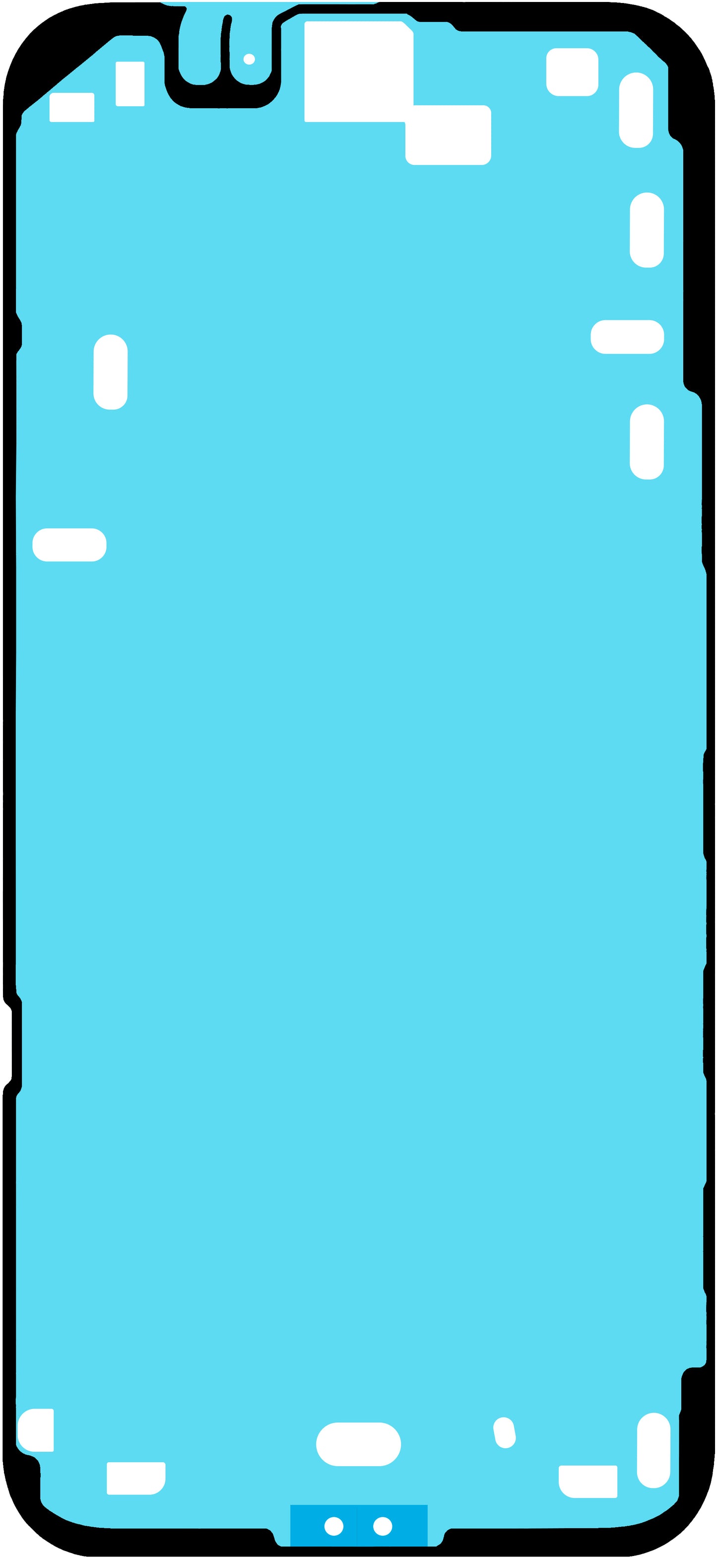 Google Pixel 9 Pro XL Display Adhesive, Service Pack G806-09665-92