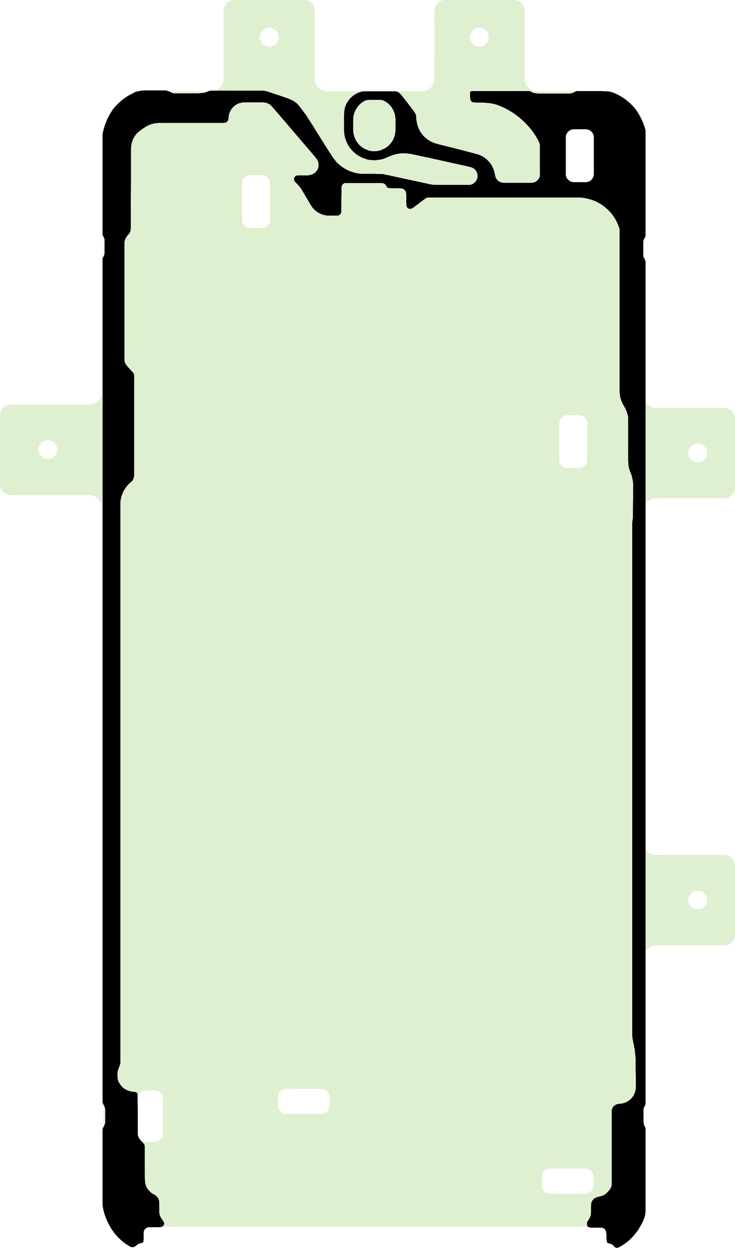 Лепило за дисплей Samsung Galaxy S24+ S926, Service Pack GH81-24780A