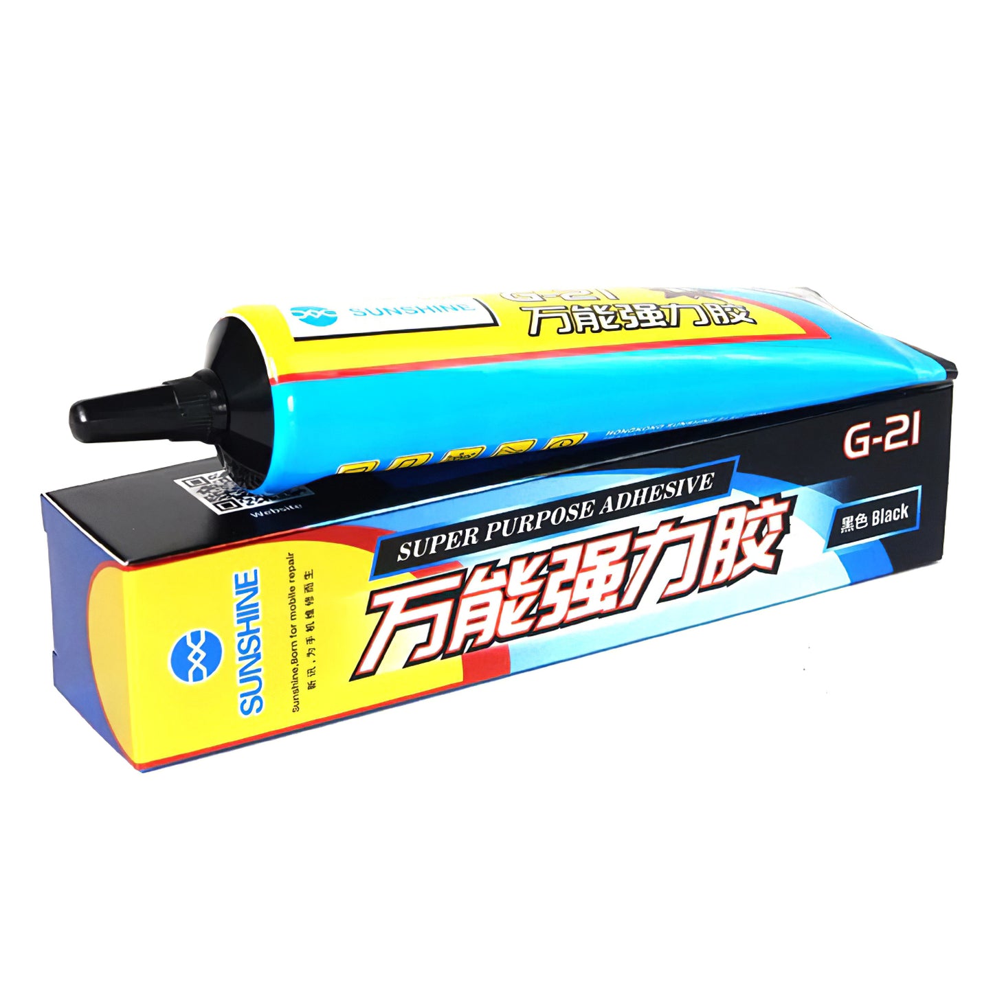 Течен лепило Sunshine G-21, 50ml, Черен