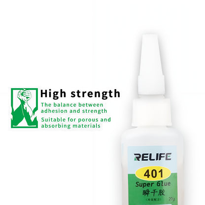 Течен лепило Super Glue Relife RL-401, 20ml