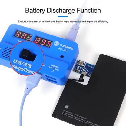 Захранваща платка Sunshine SS-909 за Apple iPhone / iPad / Универсална серия, 2в1