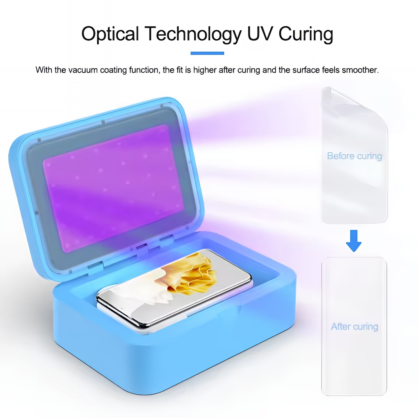 Уред за UV ламиниране с вакуум Sunshine SS-918B SE за нанасяне на UV защитни фолиа / хидрогел