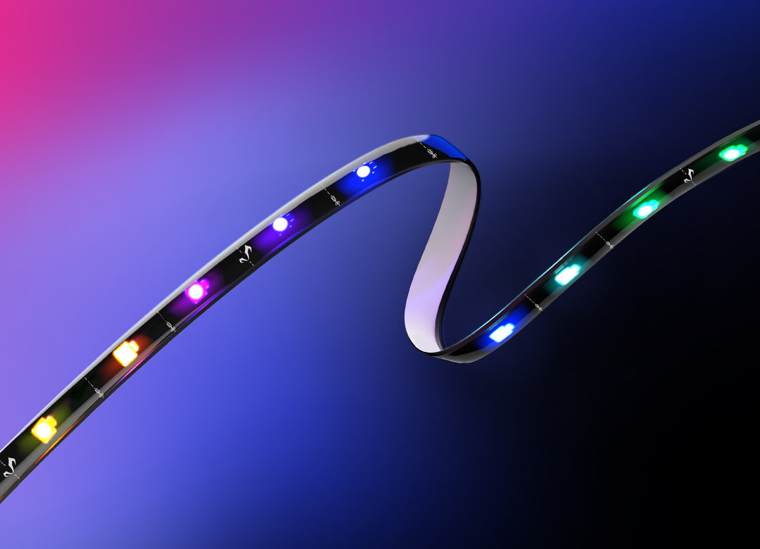 Yeelight Led Strip, Wi-Fi, OBSID RGBIC, 2 м, черен YLFWD-0025 YLFWD-0025 