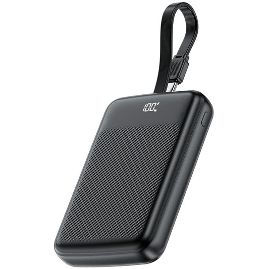 Външна батерия Acefast M13, 10000mAh, 22.5W, QC + PD, 1 x USB-A - 2 x USB-C, Черна