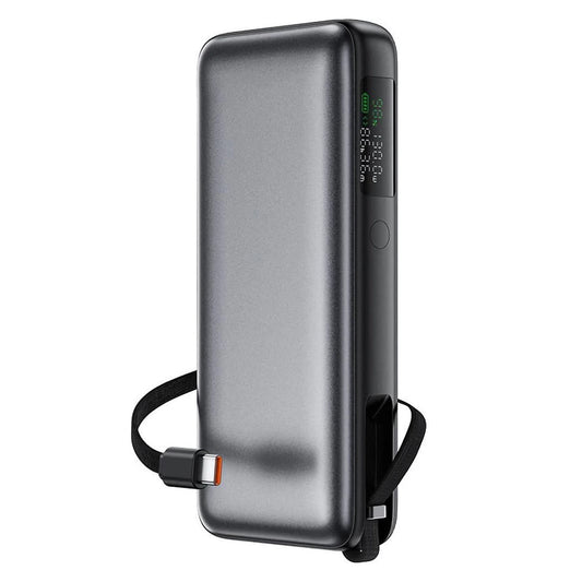 Външна батерия Acefast M22, 20000mAh, 130W, QC + PD, 1 x USB-A - 2 x USB-C, Черна