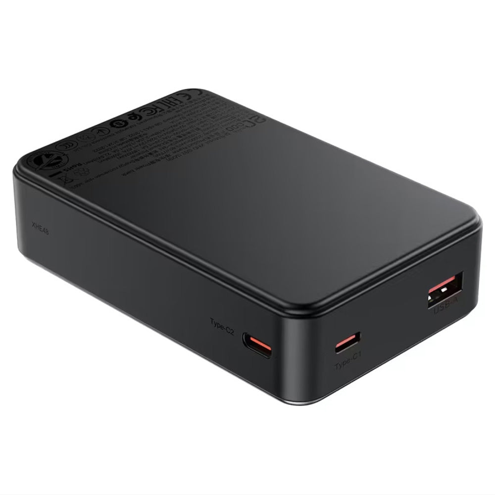 Външна батерия Acefast M29, 20000mAh, 22.5W, QC + PD, 1 x USB-A - 2 x USB-C, Черна