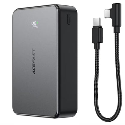 Външна батерия Acefast M29, 20000mAh, 22.5W, QC + PD, 1 x USB-A - 2 x USB-C, Черна