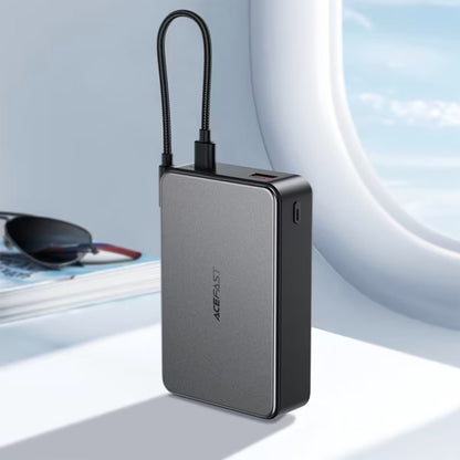 Външна батерия Acefast M29, 20000mAh, 22.5W, QC + PD, 1 x USB-A - 2 x USB-C, Черна