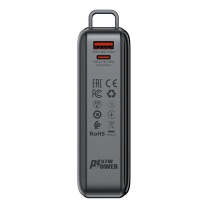 Външна батерия Acefast M4, 20000mAh, 67W, PD, 1 x USB-A - 2 x USB-C, Черна