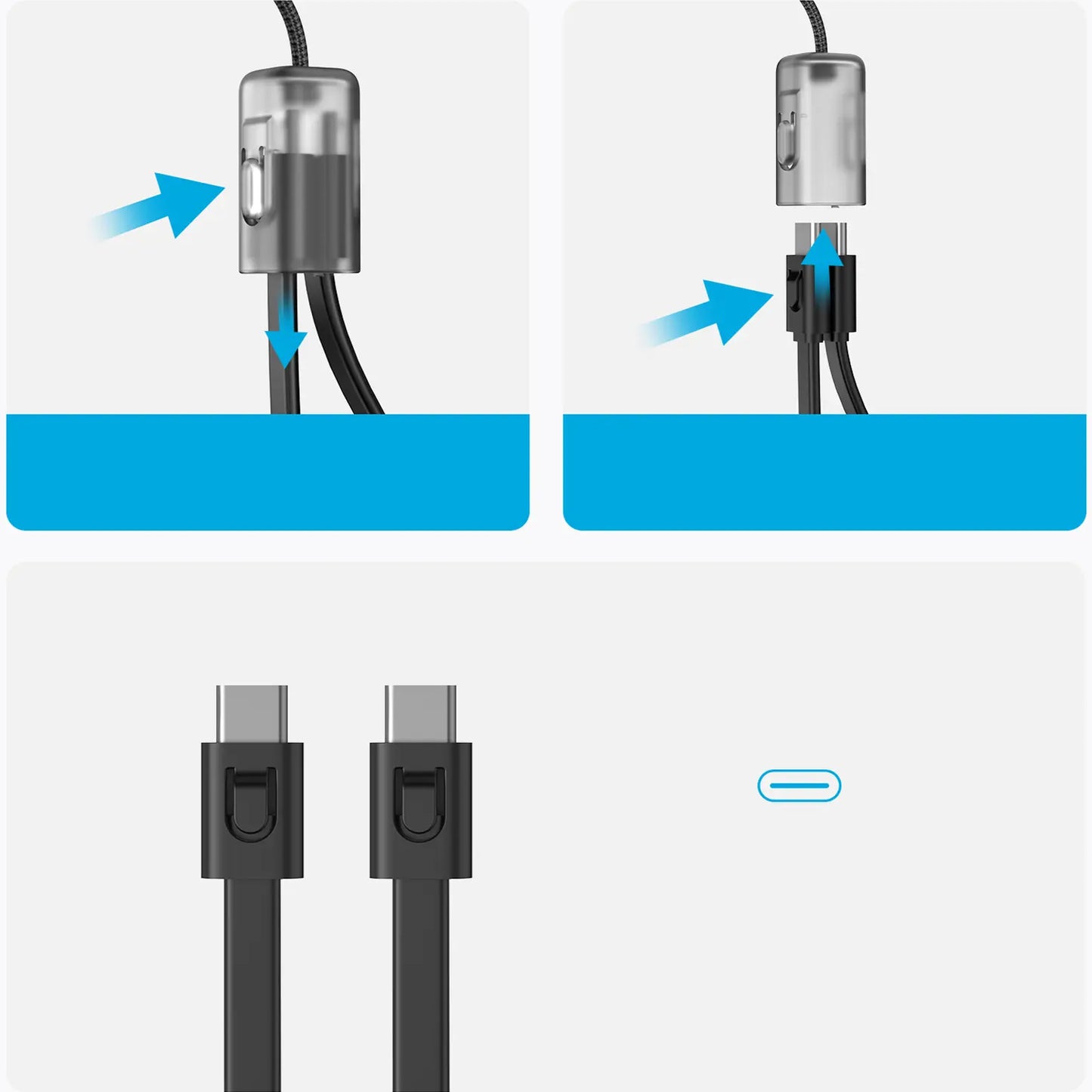 Външна батерия Anker, 20000mAh, 30W, QC + PD, 1 x USB-A - 2 x USB-C, черна A1384G11