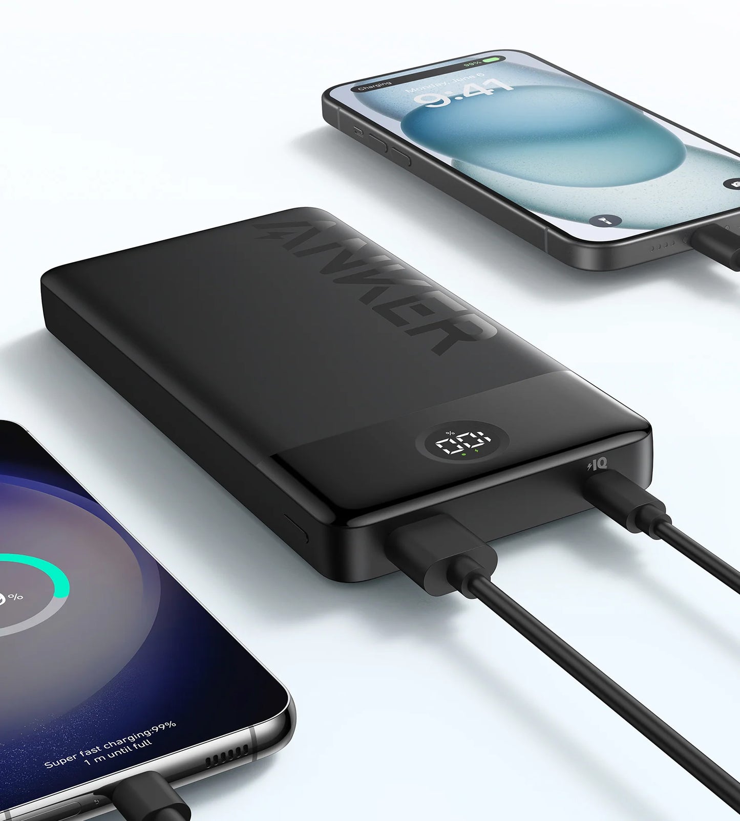 Външна батерия Anker PowerCore 326, 20000mAh, 15W, 1 x USB-A - 1 x USB-C, черна A1367G11 