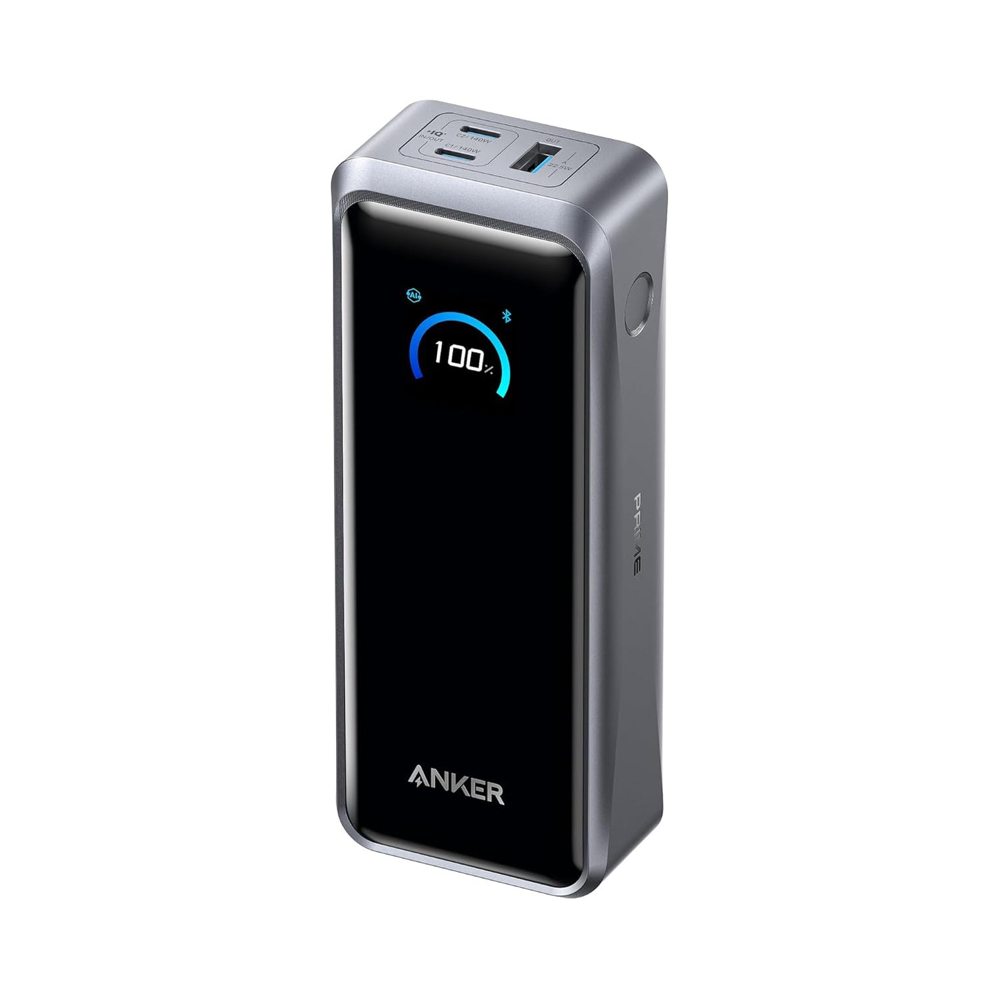 Външна батерия Anker Prime, 26250mAh, 300W, QC + PD, 1 x USB-A - 2 x USB-C, Черна A110AH11