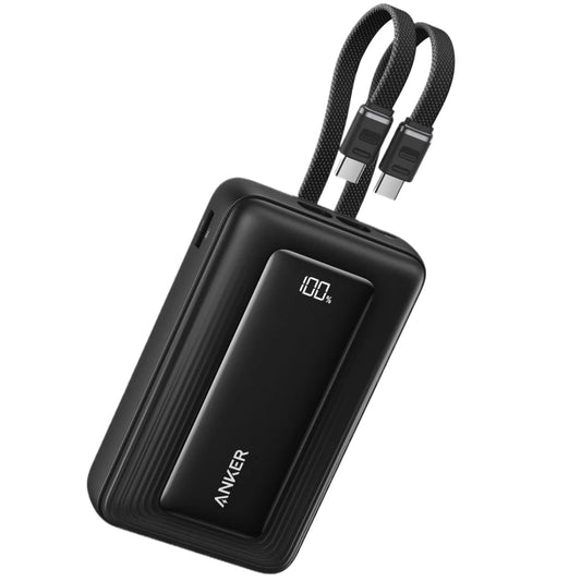 Външна батерия Anker Zolo, 20000mAh, 45W, QC + PD, 1 x USB-A - 3 x USB-C, черна A110MH12