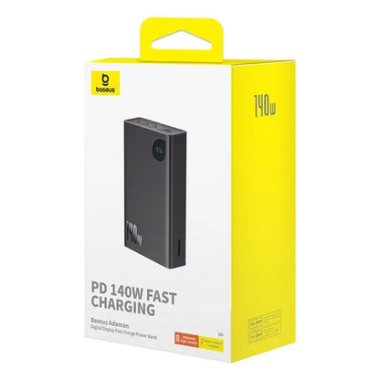 Външна батерия Baseus Adaman, 24000mAh, 140W, QC + PD, 1 x USB-C - 2 x USB-A, Черна P10021508113-00