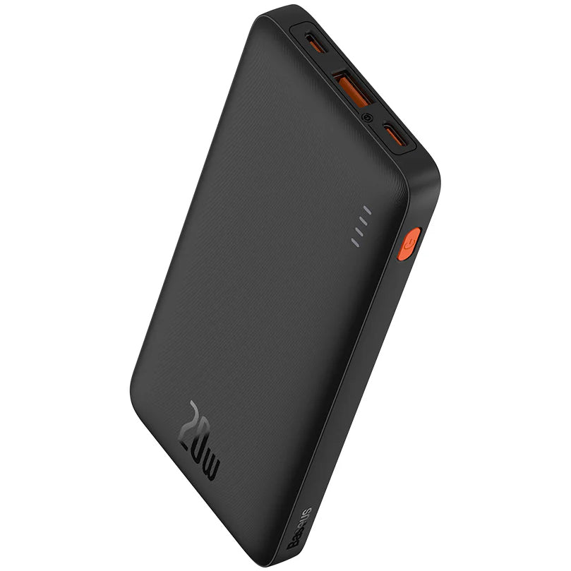 Външна батерия Baseus Airpow, 10000mAh, 20W, QC + PD, 1 x USB-A - 1 x USB-C, черна PPQD090001 