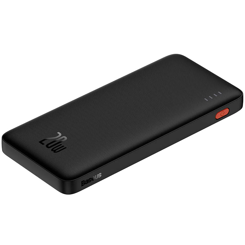 Външна батерия Baseus Airpow, 10000mAh, 20W, QC + PD, 1 x USB-A - 1 x USB-C, черна PPQD090001 