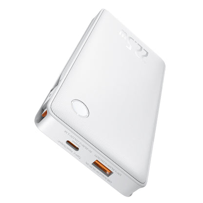 Външна батерия Baseus Airpow Lite, 10000mAh, 22.5W, QC + PD, 1 x Lightning - 1 x USB-A - 2 x USB-C, Бяла P10067501213-00