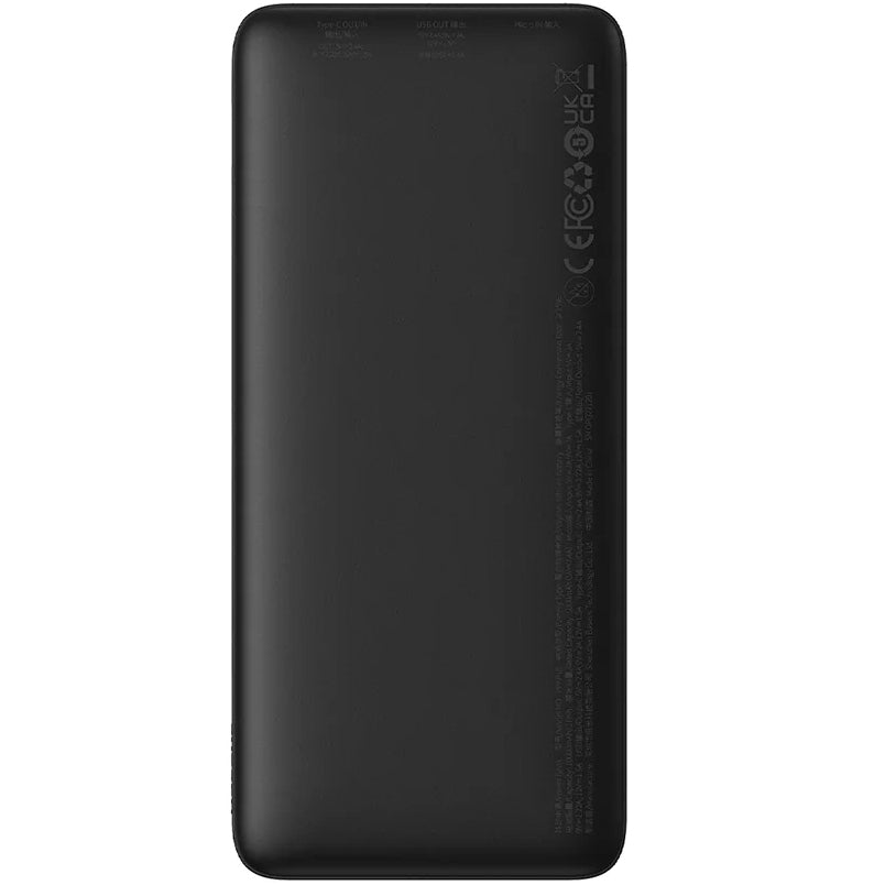 Външна батерия Baseus Airpow, 10000mAh, 20W, QC + PD, 1 x USB-A - 1 x USB-C, черна PPQD090001 