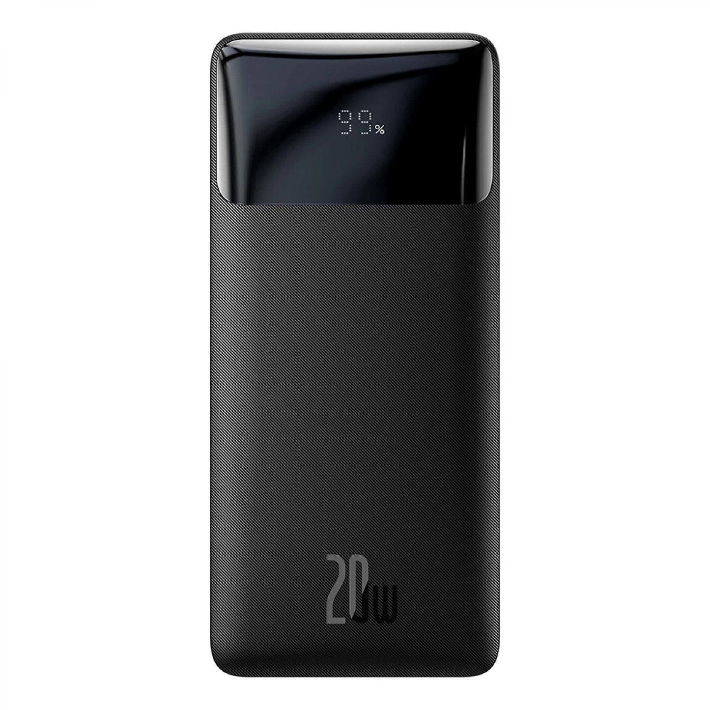 Външна батерия Baseus Bipow, 20000mAh, 20W, QC + PD, 1 x USB-C - 2 x USB-A, Черна PPBD050501