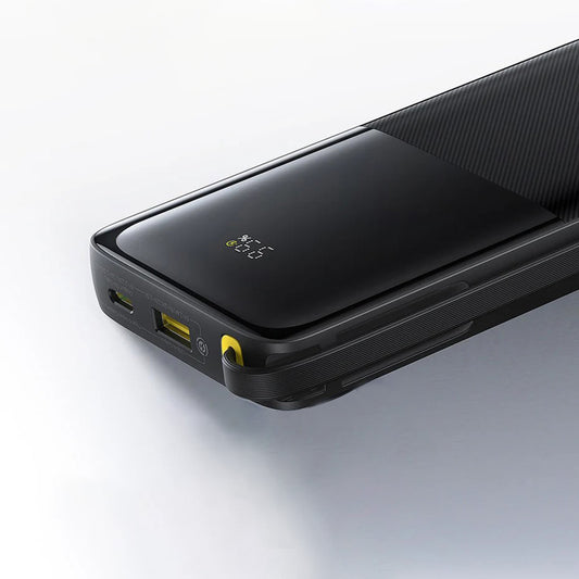 Външна батерия Baseus Bipow 2, 10000mAh, 20W, QC + PD, 1 x USB-A - 2 x USB-C, Черна P10077101113-00