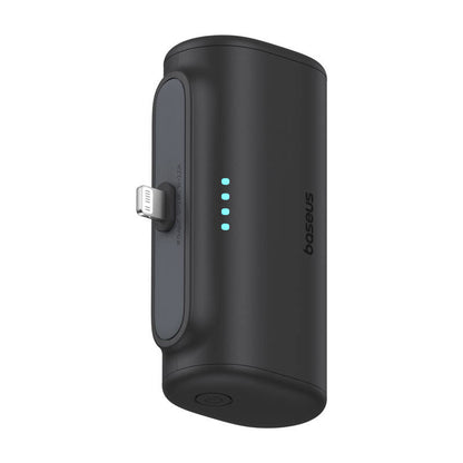 Външна батерия Baseus Compact, 5000mAh, 20W, PD, 1 x Lightning - 1 x USB-C, Черна P10068307113-00