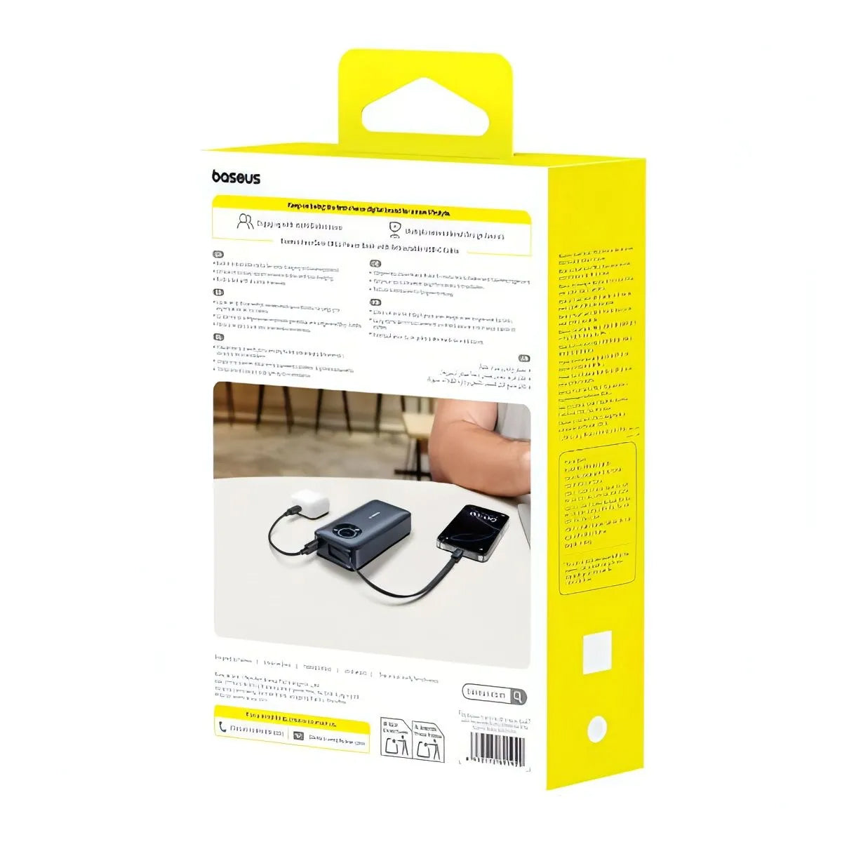 Външна батерия Baseus EnerCore CR11, 20000mAh, 67W, PD, 2 x USB-C, Черна E0027H00