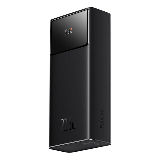 Външна батерия Baseus EnerFill FP41, 30000mAh, 22.5W, QC + PD, 1 x USB-C - 2 x USB-A, Черна