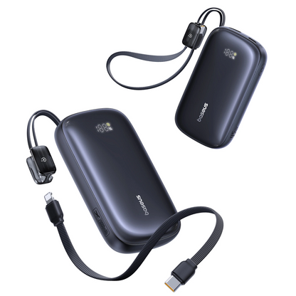 Външна батерия Baseus EnerFill FC21 QPow 3 Ultra, 20000mAh, 45W, QC + PD, 1 x USB-A - 1 x USB-C, Черна E0027P00