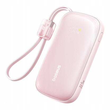 Външна батерия Baseus EnerFill FC21 Qpow 3 Ultra, 20000mAh, 22.5W, QC + PD, 1 x USB-A - 1 x USB-C, Розов E0027M02