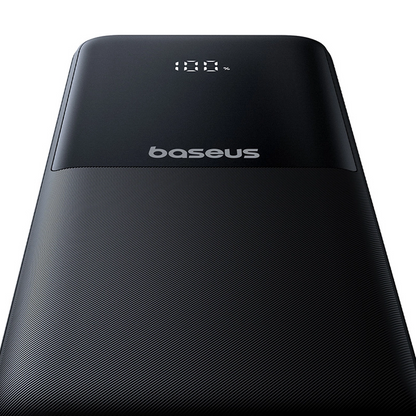 Baseus Lipow External Battery, 10000mAh, 22.5W, QC + PD, 1 x Lightning - 1 x USB-A - 2 x USB-C, Black P10079101123-00