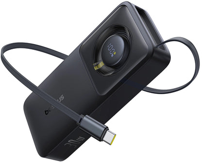 Външна батерия Baseus OS Free2Pull, 10000mAh, 30W, PD, 2 x USB-C, Черна P10073701123-00