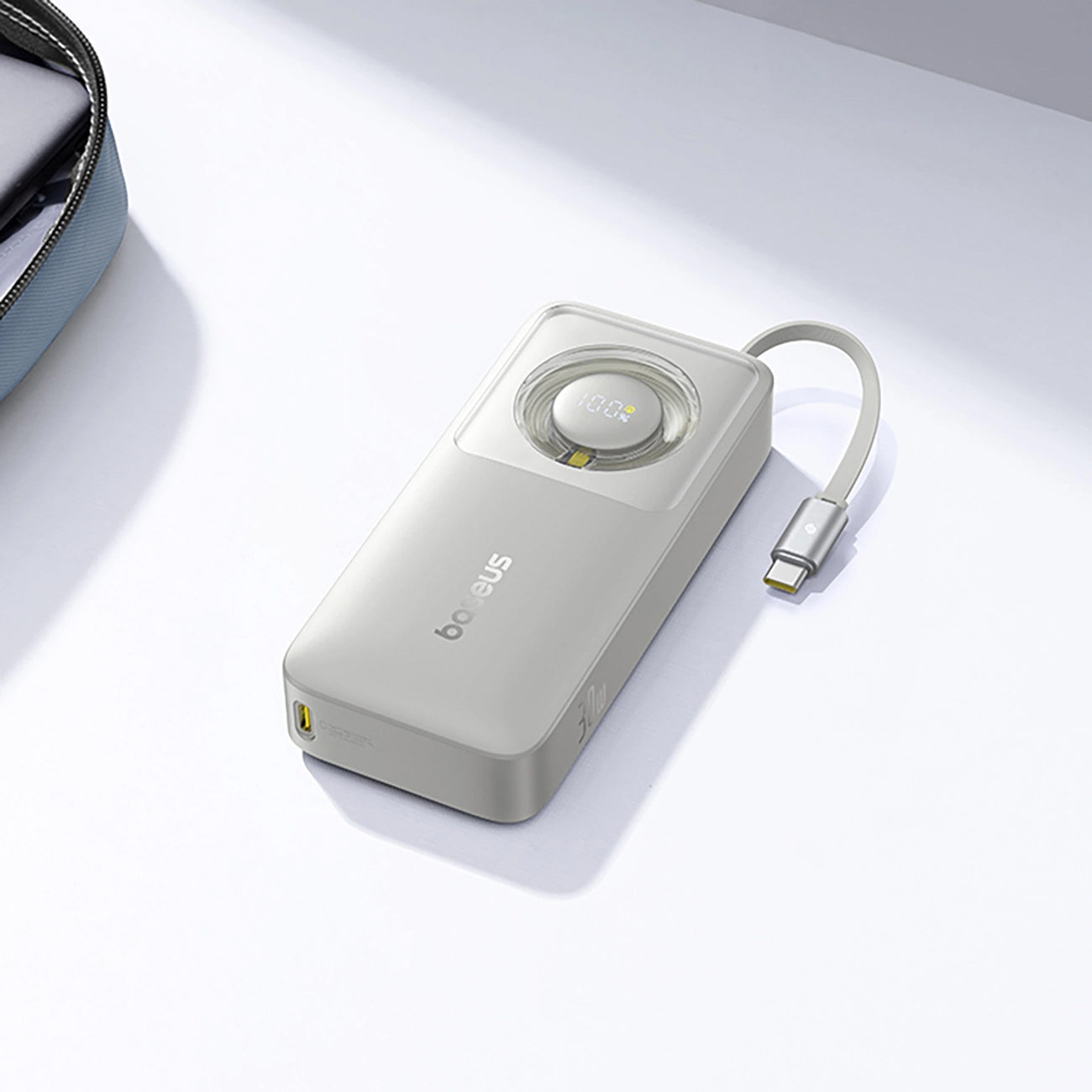 Външна батерия Baseus OS Free2Pull, 10000mAh, 30W, PD, 2 x USB-C, Сива P10073701843-00