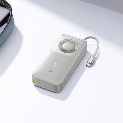 Външна батерия Baseus OS Free2Pull, 10000mAh, 30W, PD, 2 x USB-C, Сива P10073701843-00