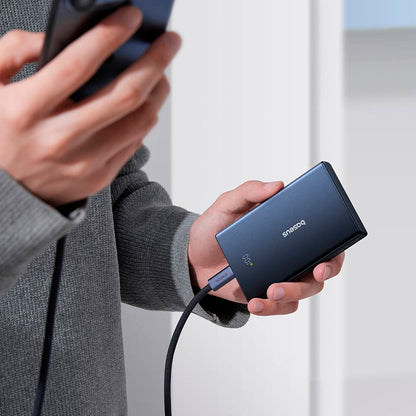 Външна батерия Baseus PicoGo, 10000mAh, 20W, QC + PD, 1 x USB-A - 2 x USB-C, Черна P10076801123-00