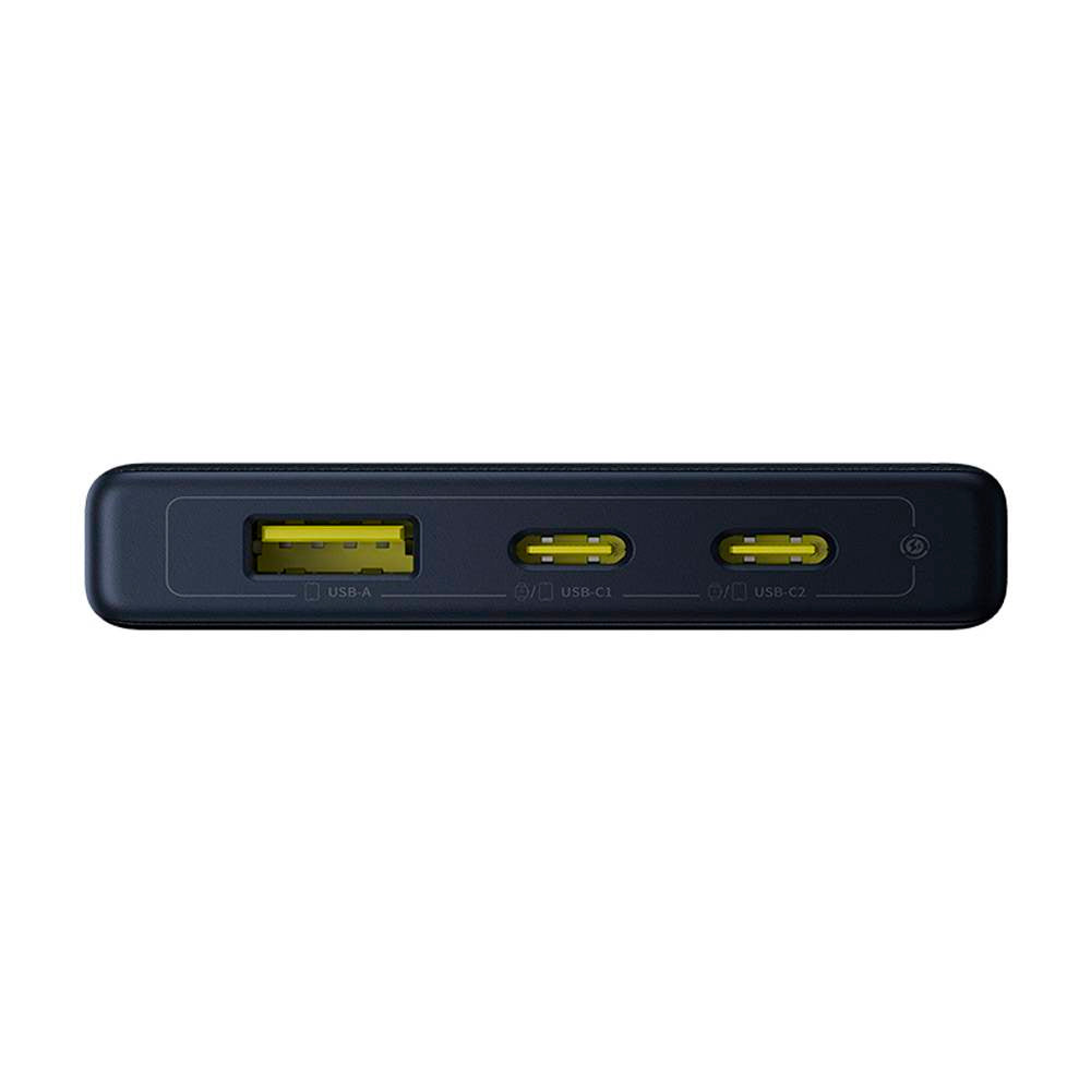 Външна батерия Baseus PicoGo, 10000mAh, 20W, QC + PD, 1 x USB-A - 2 x USB-C, Черна P10076801123-00
