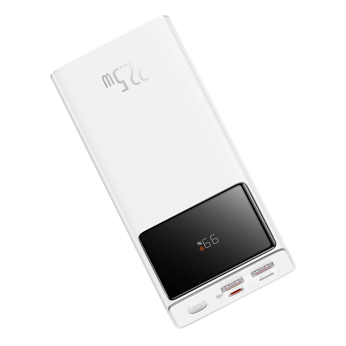 Външна батерия Baseus Star Lord, 30000mAh, 22.5W, QC + PD, 1 x USB-C - 2 x USB-A, Бяла PPXJ080102