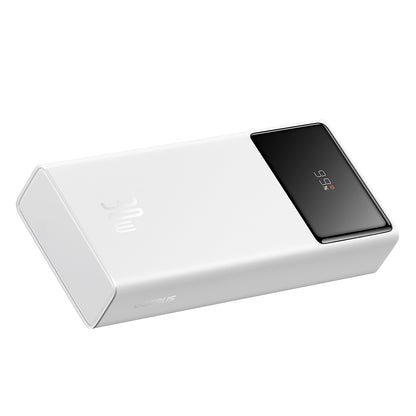 Външна батерия Baseus Star Lord, 20000mAh, 30W, QC + PD, 1 x USB-C - 2 x USB-A, Бяла P10022904213-00