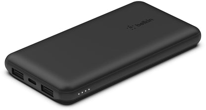 Външна батерия Belkin BoostCharge, 10000mAh, 15W, 1 x USB-C - 2 x USB-A, Черна BPB011btBK