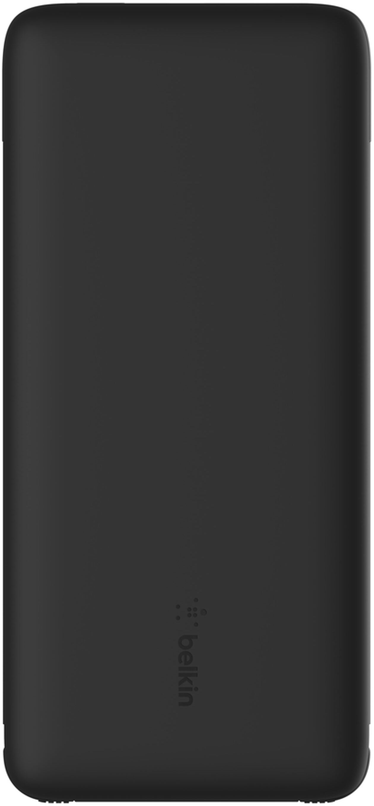 Външна батерия Belkin BoostCharge Plus, 10000mAh, 23W, QC + PD, 1 x Lightning - 2 x USB-C, Черна BPB006btBLK