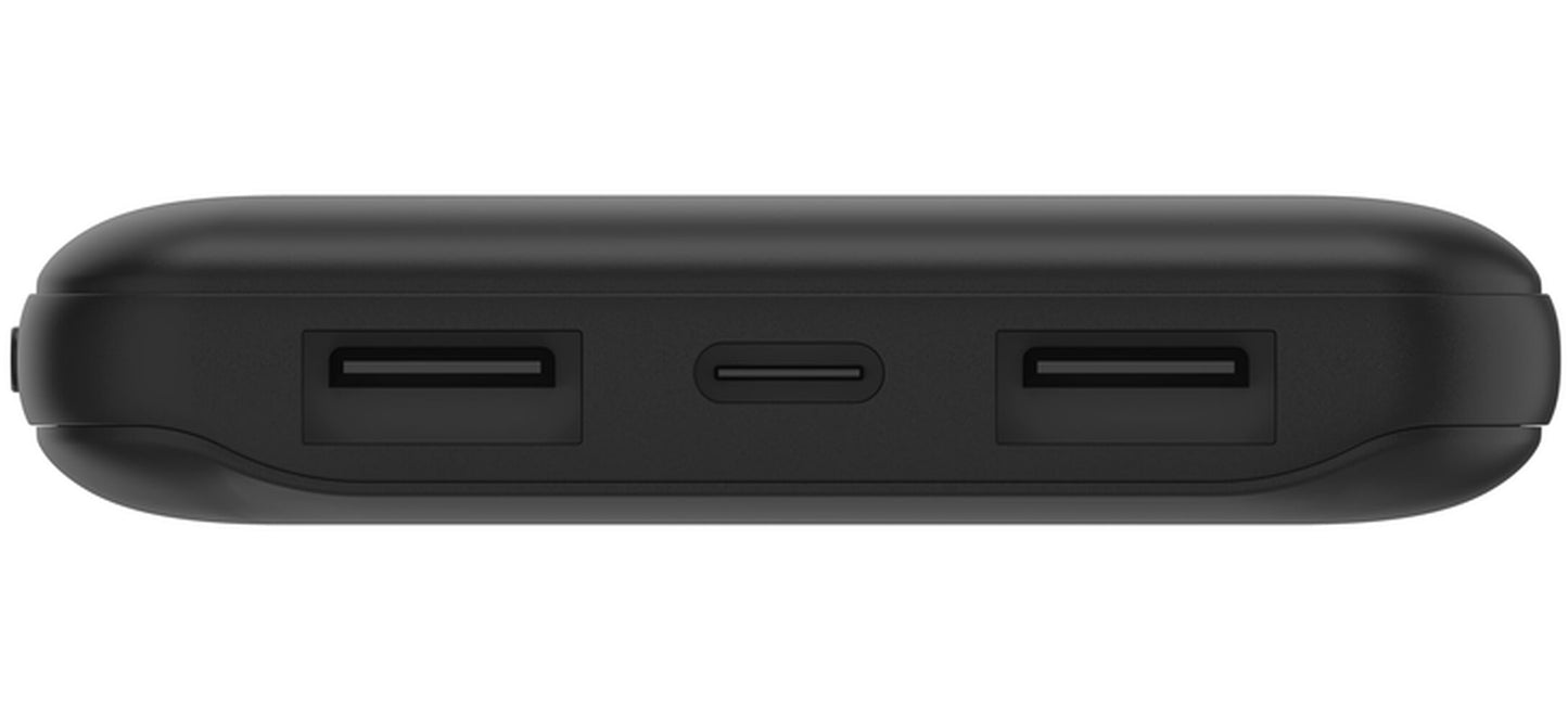 Външна батерия Belkin BoostCharge, 10000mAh, 15W, 1 x USB-C - 2 x USB-A, Черна BPB011btBK