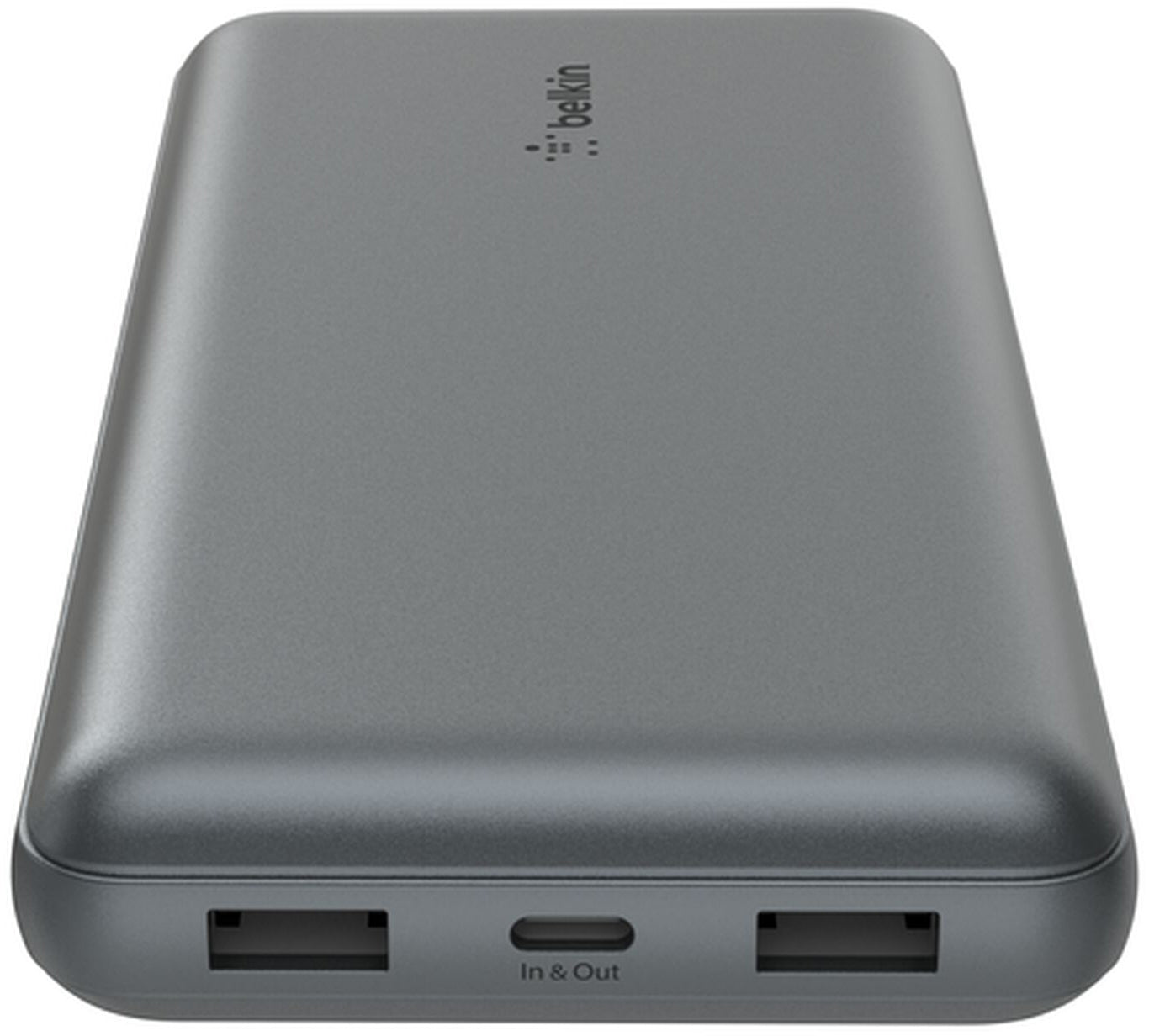 Външна батерия Belkin BoostCharge Pro, 20000mAh, 15W, 1 x USB-C - 2 x USB-A, Сив BPB012btGY