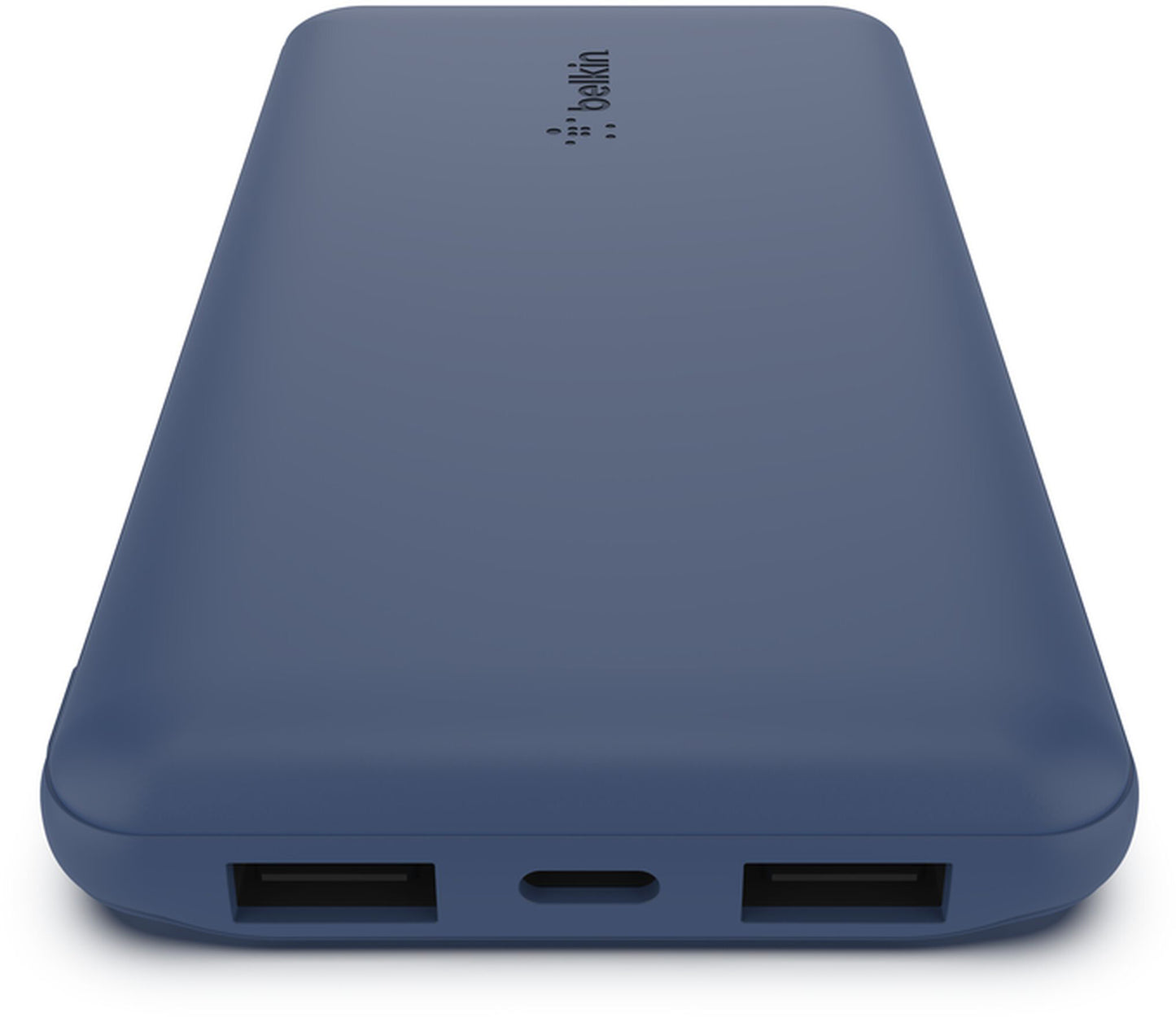 Външна батерия Belkin BoostCharge, 10000mAh, 15W, 1 x USB-C - 2 x USB-A, Тъмносин BPB011btBL
